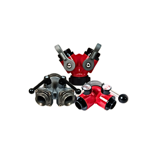 Válvula en Y con compuerta: 2,5" BAT a doble NPSH de 1,5"