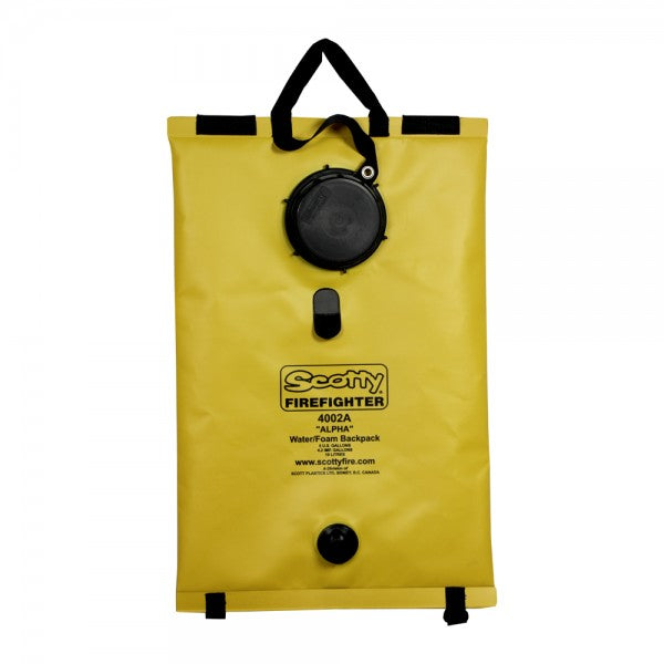 Alpha Backpack, 5 Gallon capacity, 4" Filler & ¾" GHT discharge ports