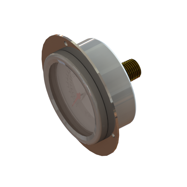PART-402 2-1/2" PRESSURE GAUGE 600PSI