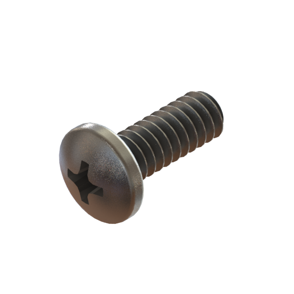 TORNILLO DE CABEZA PLANA COR-1200-025 N.° 10-24 X 1/2 LD ACERO INOXIDABLE