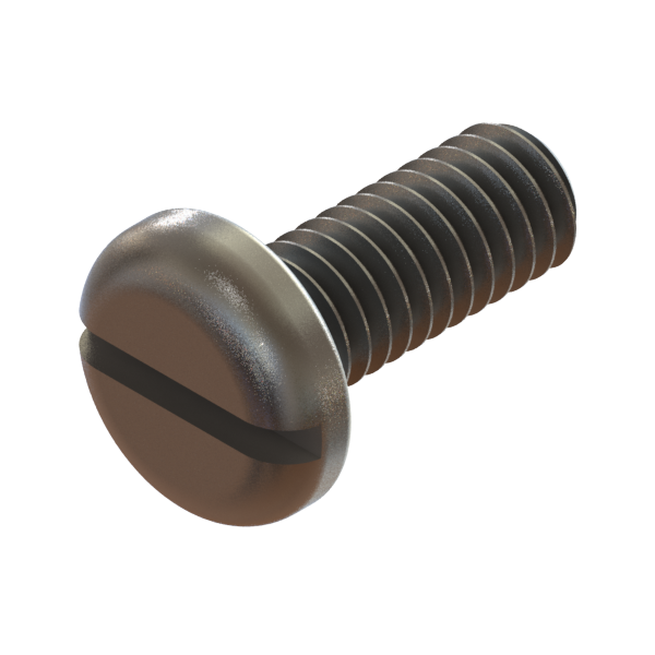 R-665 SCREW M4-0.7X10 SLOT PAN