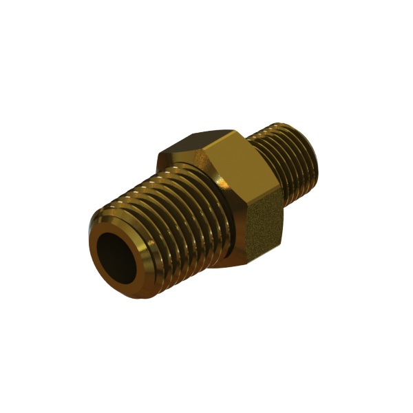 NIPLE HX PARTE-406 DE 1/4 MPT A 1/8 MPT