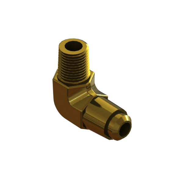 CODO PARTE 169 PARA TUBO DE 1/4" (SAE45) A 1/8 NPT