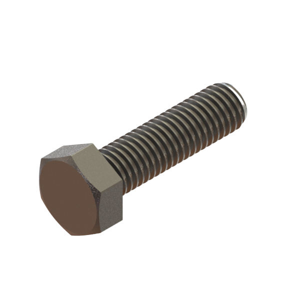 SCREW M8X1.25X30 HEX CAP ZINC