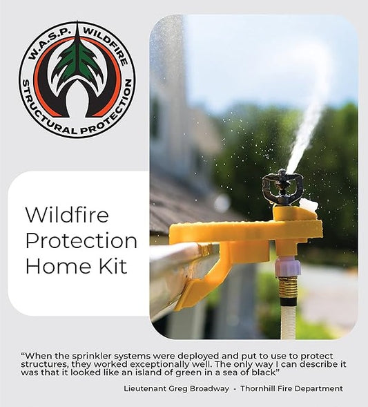 WASP Full Sprinkler Kit – Wildfire-Ready Roof Protection
