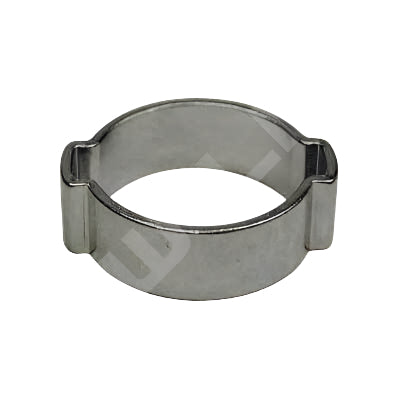 1/2" (0.433" - 0.512") PLATED STEEL 2-EAR PINCH CLAMP