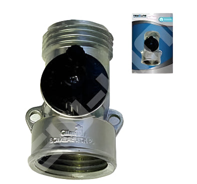 Zinc Plated Garden Hose Thread Straight Shut-Off