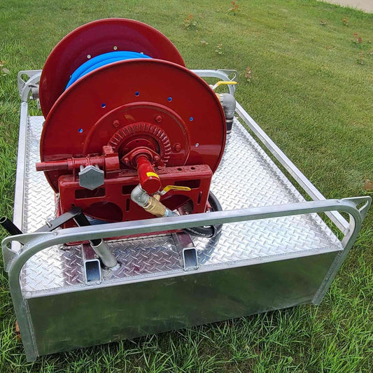 UTV 125 Gallon Slip In Unit with WATERAX Pump side view