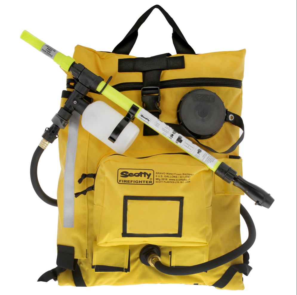 Bomba manual, mochila Bravo y sistema Foam-Fast 4010-MINI