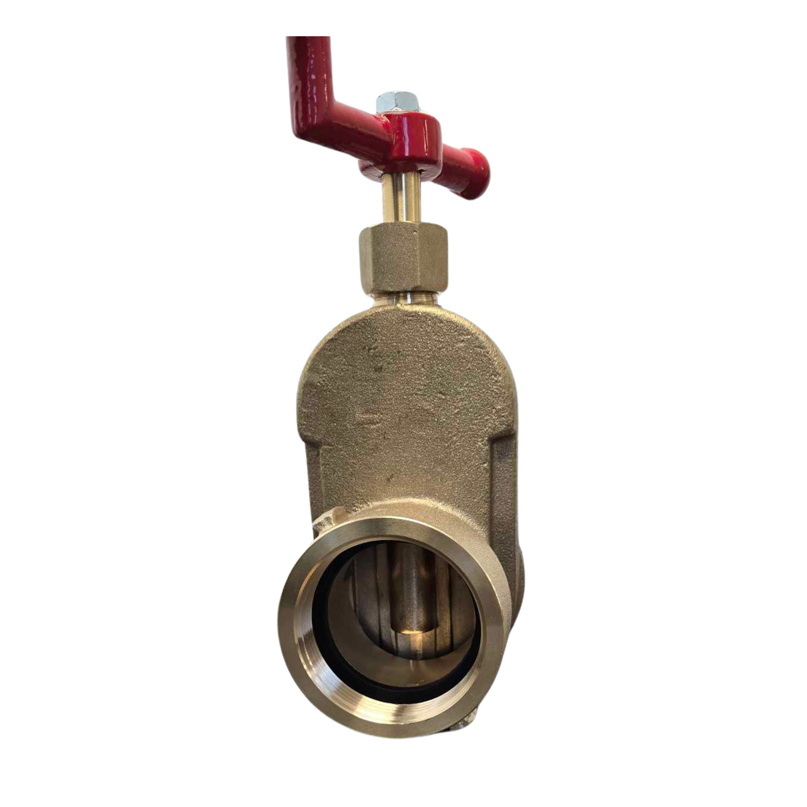 2.5" Swivel BAT Female x 2.5" BAT Male Brass Hydrant Valve
