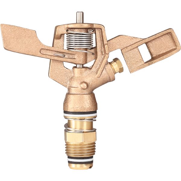 1/2″ Brass Impact Sprinkler – 25° Spray Angle – 1/8″ Nozzle – 1/2″ NPT