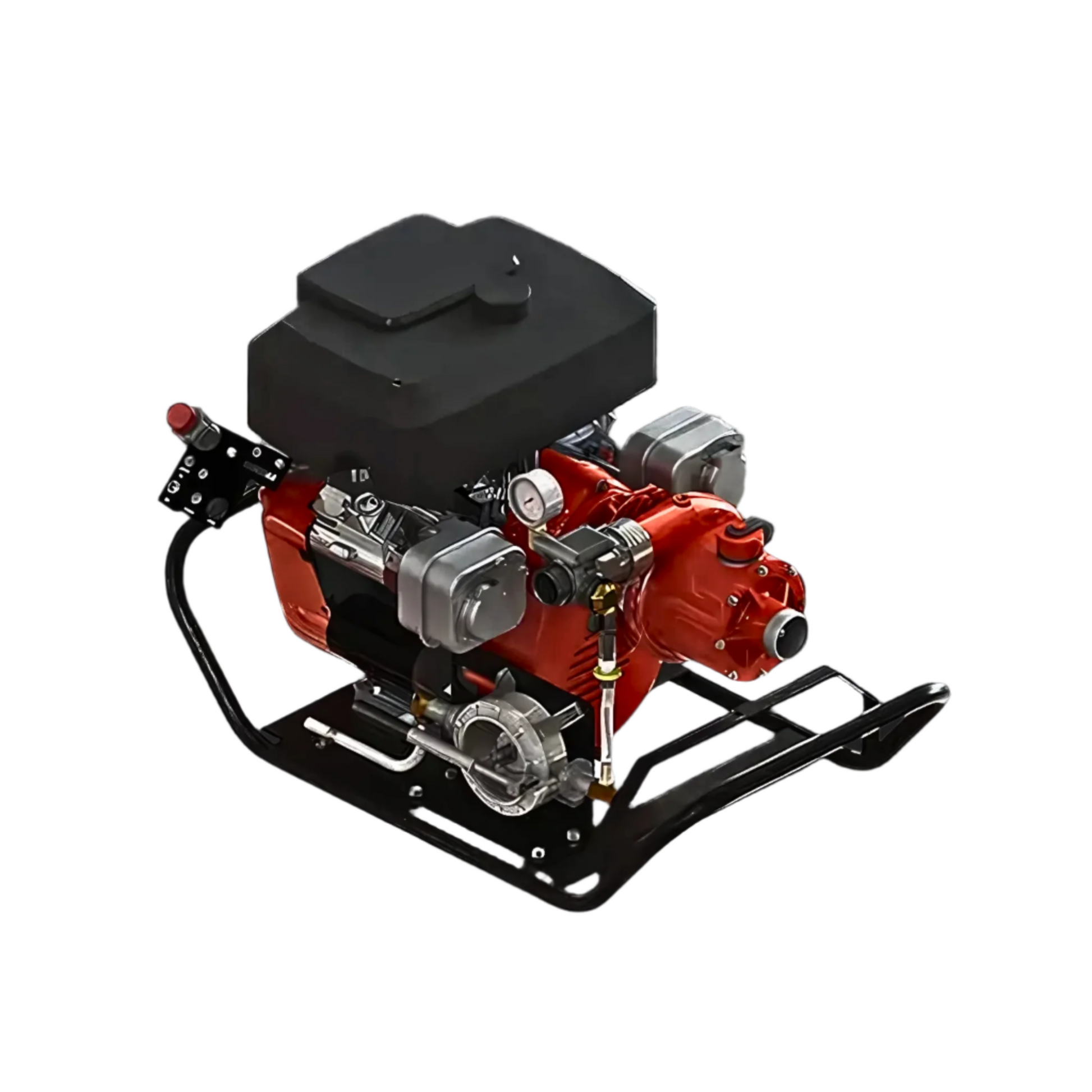 This BB-4®-23PC unit is configured portable a 23 HP Briggs & Stratton engine, vertical-drive unit. Guzzler primer , check valve and pressure gauge.
