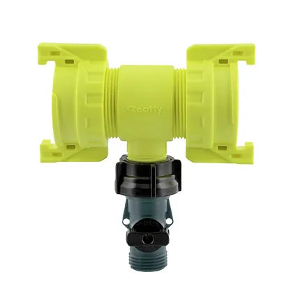 Water Thief with ¼ turn quick connects and ¾" shut off valve.