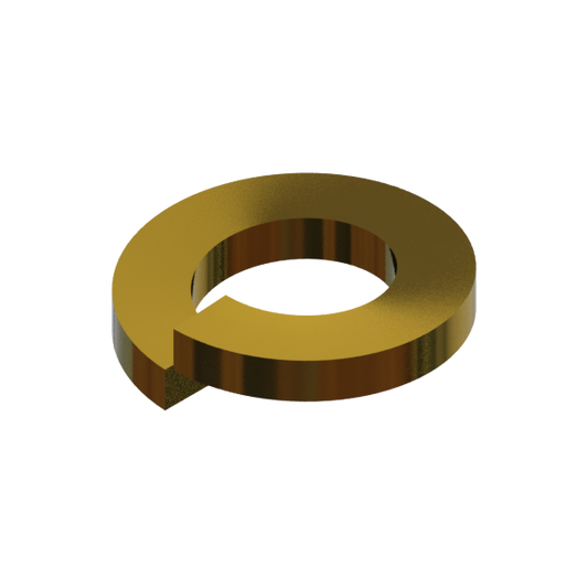 ARANDELA DE SEGURIDAD PARTE 460 DE LATÓN PARTIDO DE 3/8