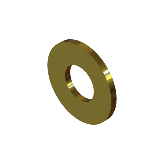 ARANDELA PLANA DE LATÓN DE 3/8 X 7/8 DE DIÁMETRO EXTERIOR (PARTE 465)