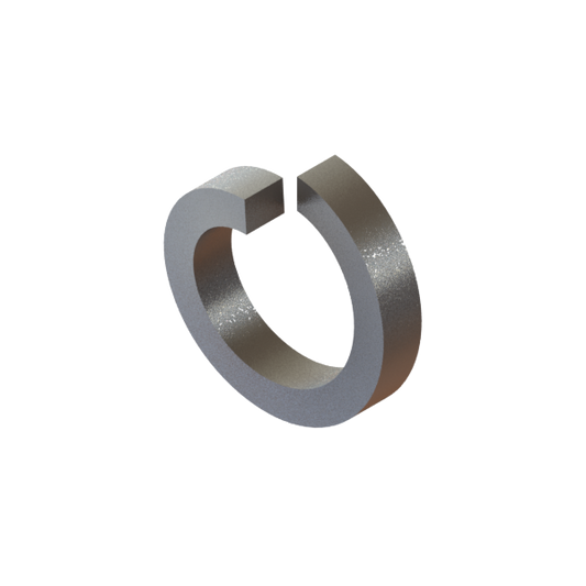 FAST-747 RONDELLE DE FREIN 5/16 FENDUE À COLLET HAUT EN ZINC