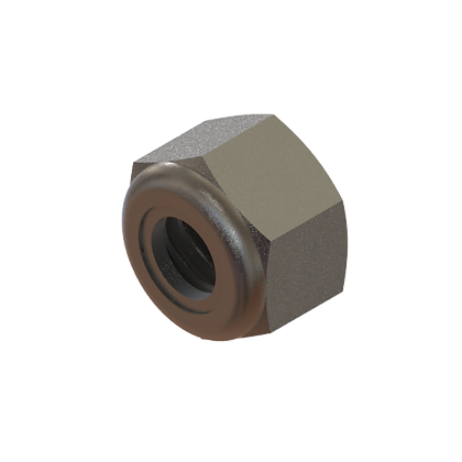 ÉCROU FAST-358 1/4-20 HEX NYLON FREIN ZINC