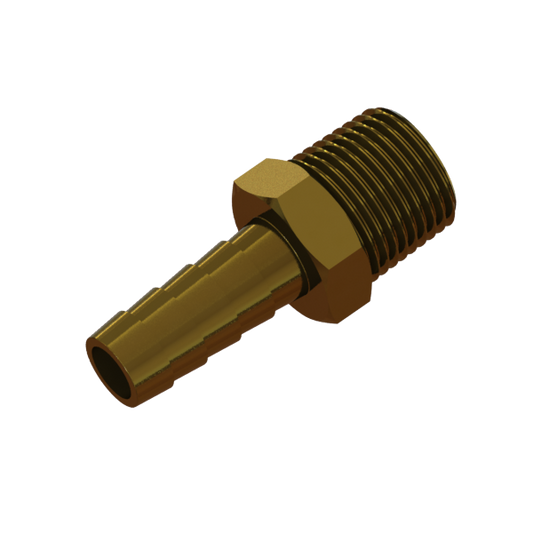 CONEXIÓN PARTE-313 MNPT 3/8 A BRB 3/8 BR