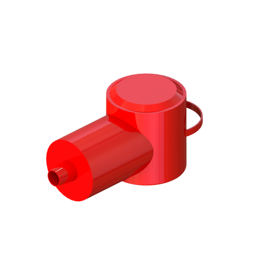 PARTE 456 BOTAS DE BATERÍA 8-2GA ROJO