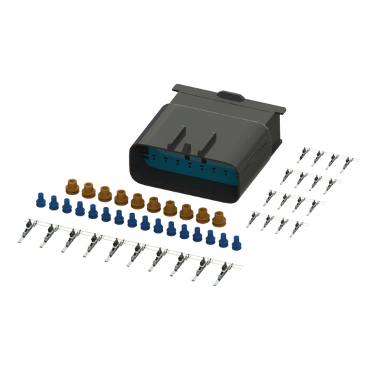 KIT CONNECTEUR MÂLE DELPHI GT150 14 BROCHES