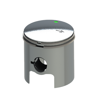 PISTÓN R-332-OG CON ANILLOS SOBREDIMENSIONADOS DE GRADO VERDE