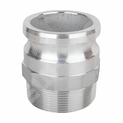 Adaptador de leva de aluminio de 2-1/2" Parte F - Adaptador NPT macho
