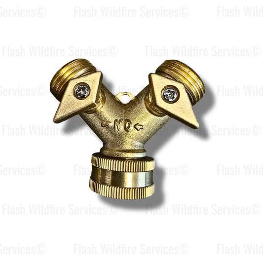 3/4" Wye Valve – Brass GHT