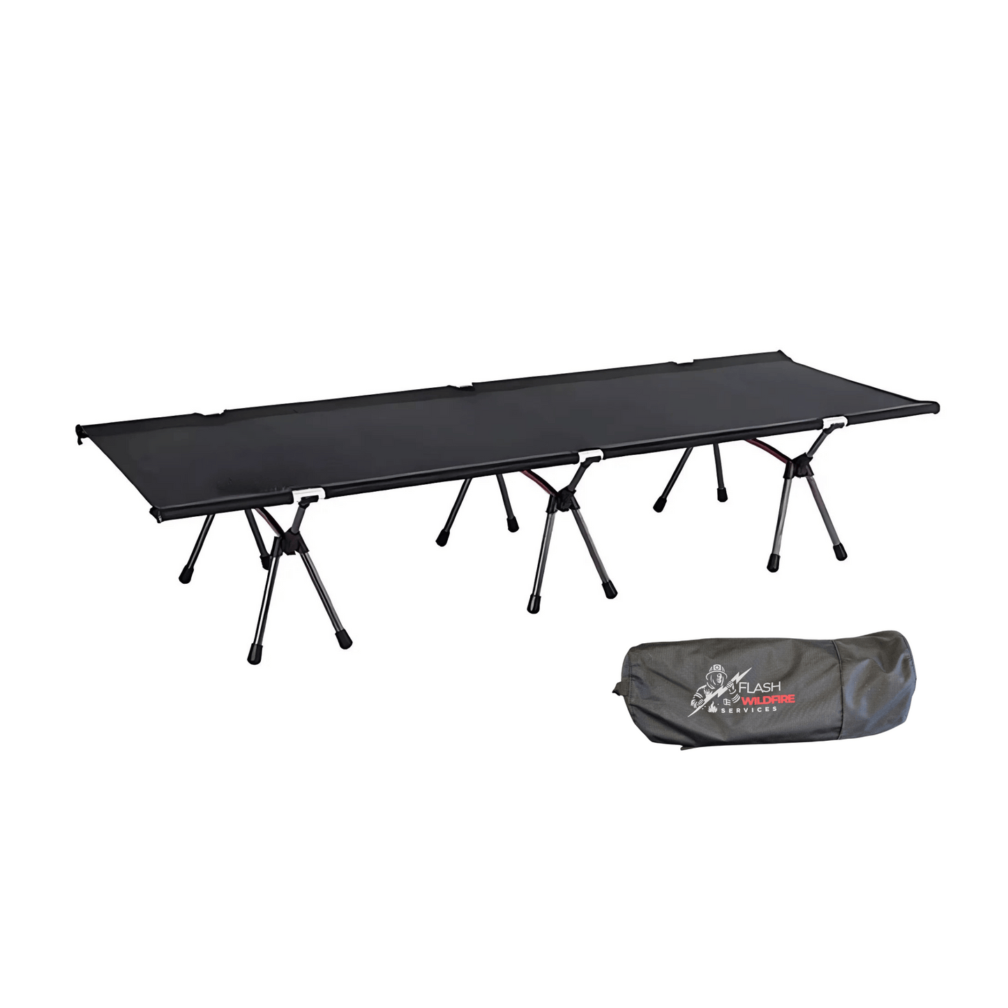 Wildland Firefighter Field Cot – 150 kg Aluminum Folding Bed