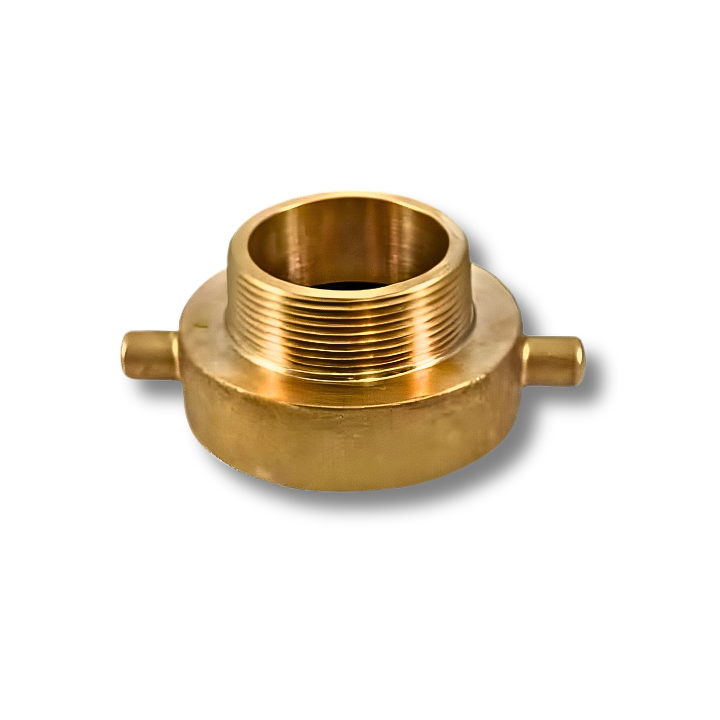 1.5" Male NPT X 2-1/2" Female NH/NST Brass Fire Adapter - Solid