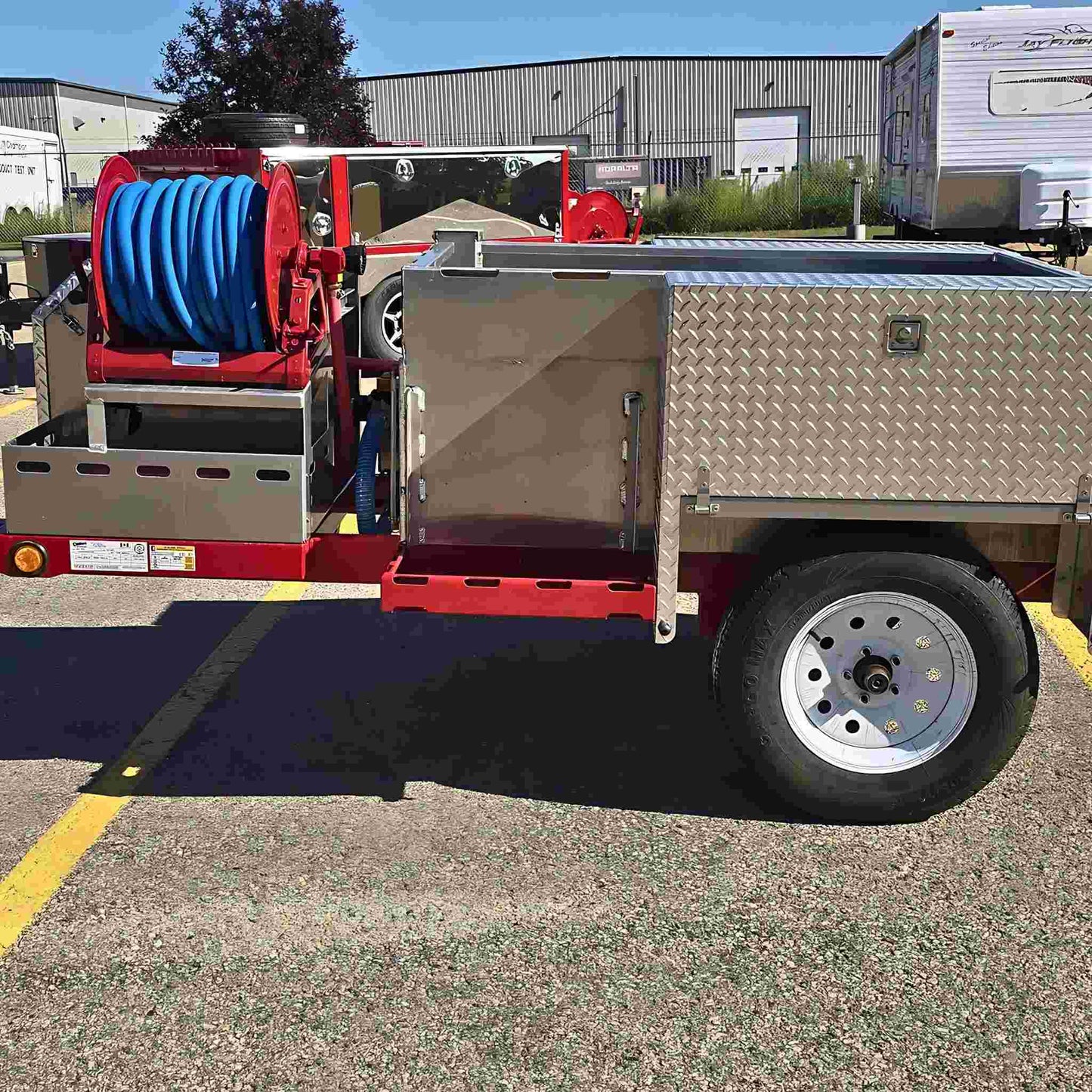 Single Axle 125 Gallon Trailer
