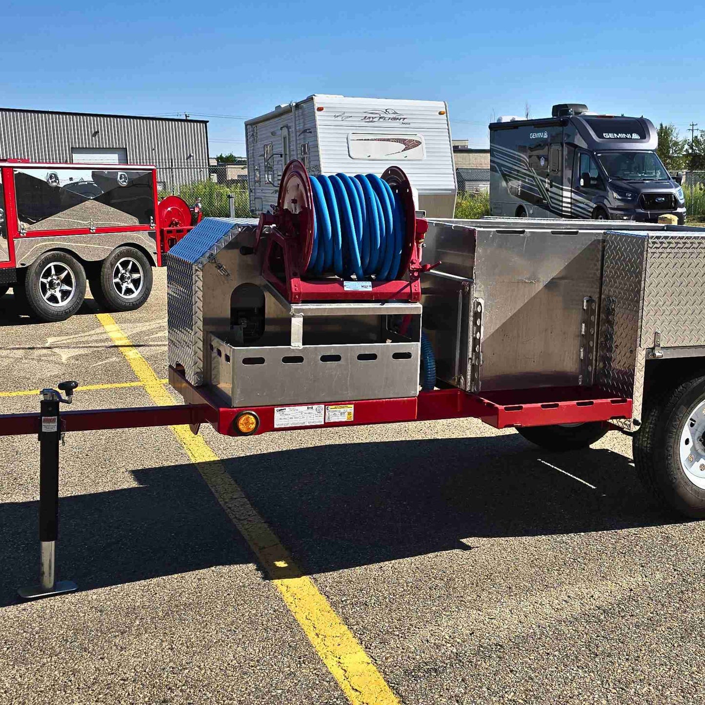 Single Axle 125 Gallon Trailer