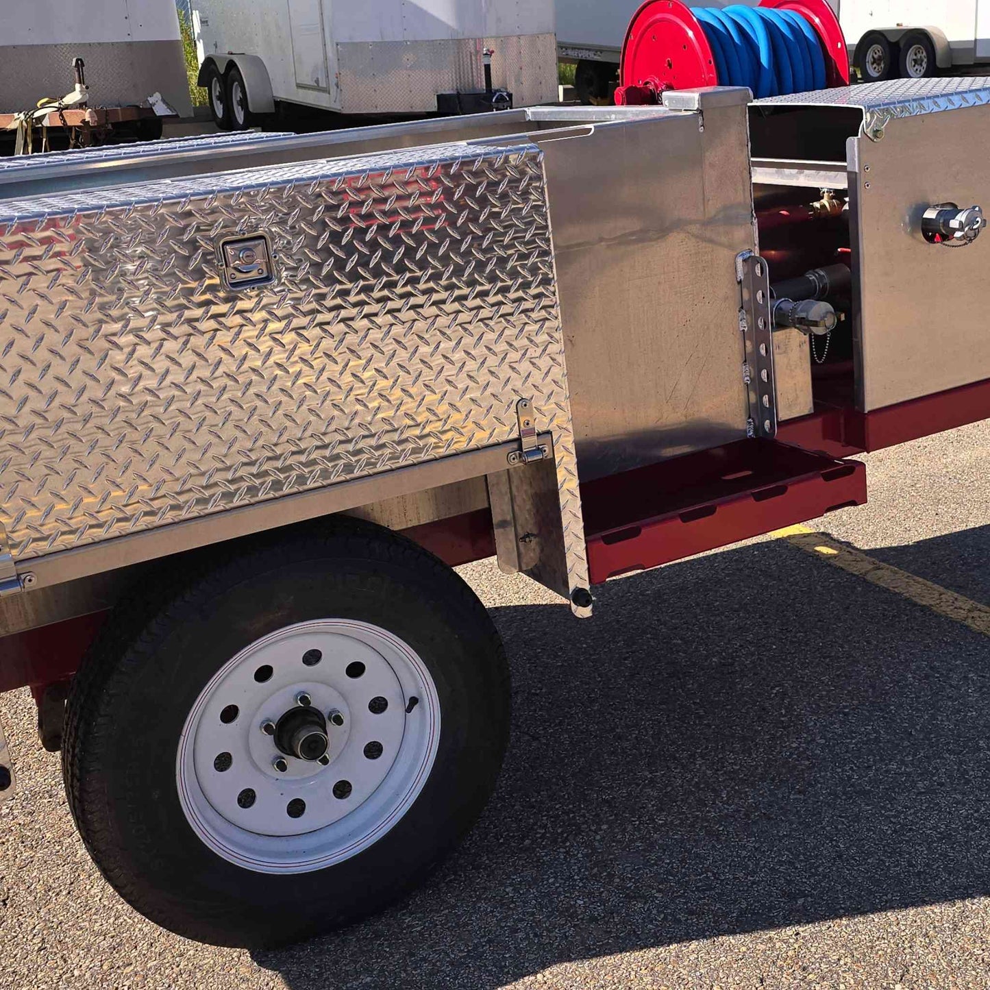 Single Axle 125 Gallon Trailer