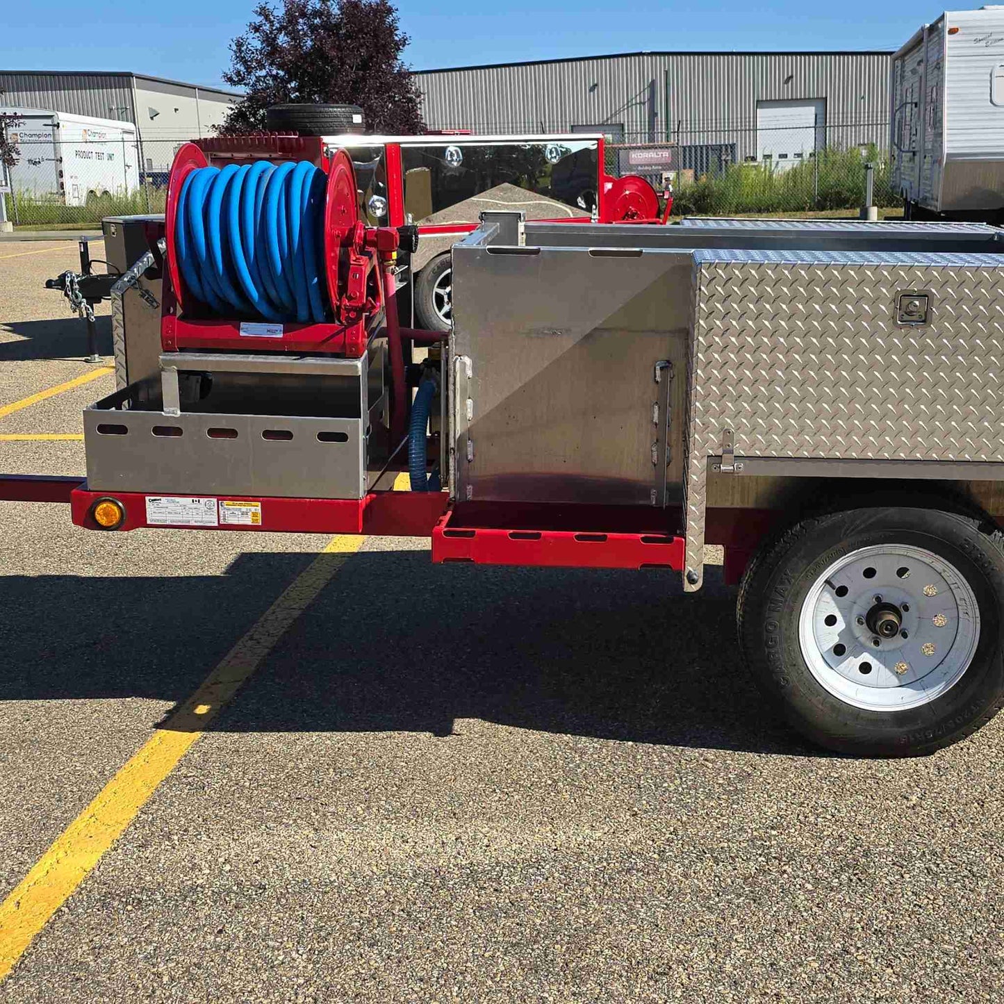 Single Axle 125 Gallon Trailer