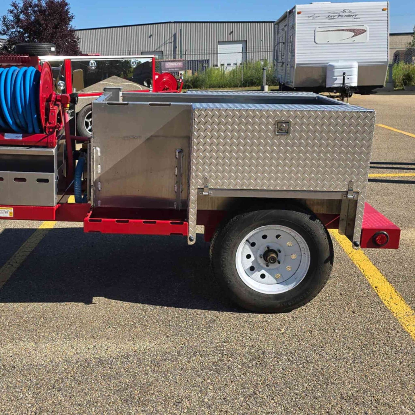 Single Axle 125 Gallon Trailer