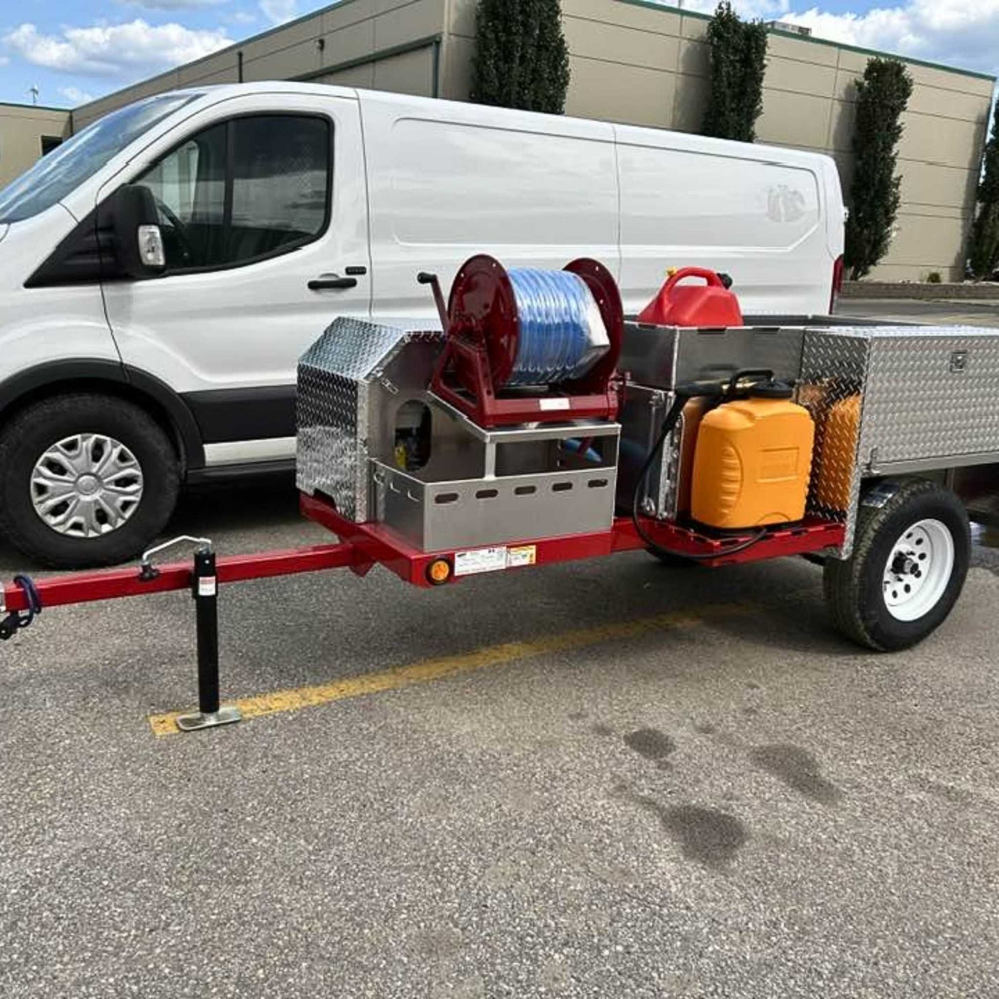 Single Axle 125 Gallon Trailer