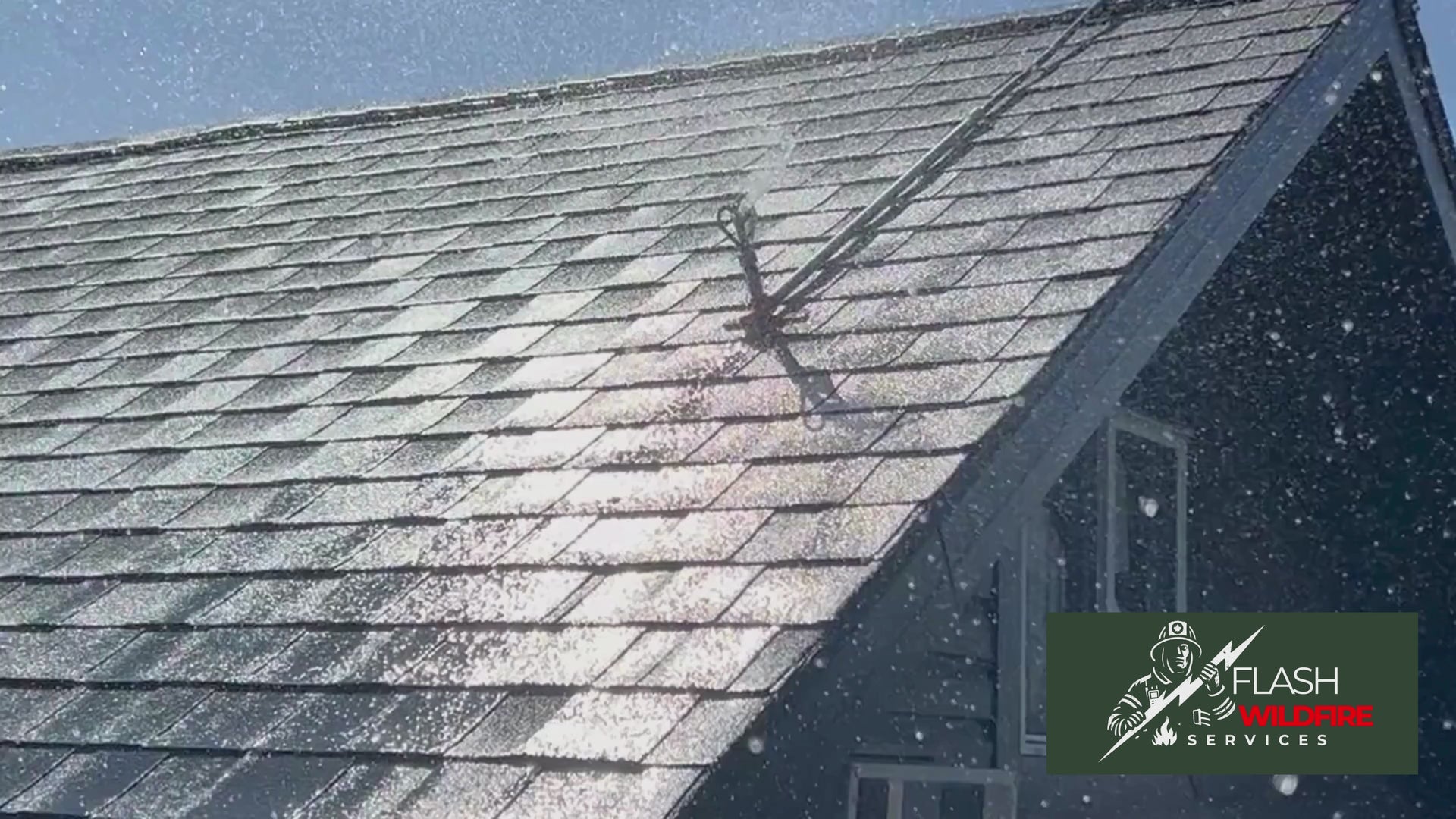 Ember Protection Rooftop Sprinkler